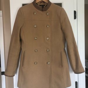Tommy Hilfiger Wool Camel Peacoat